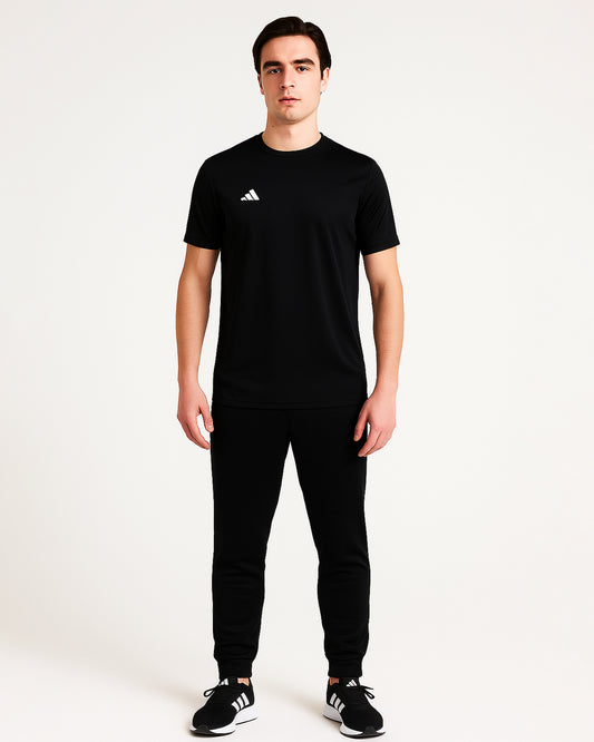 Adids Branded Men's Black Dri-fit T-shirt MDT-08