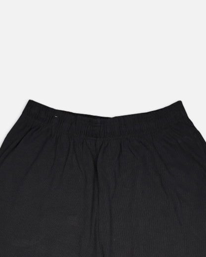 Spark Branded Unisex Wild leg Trouser Black Color Ut-17