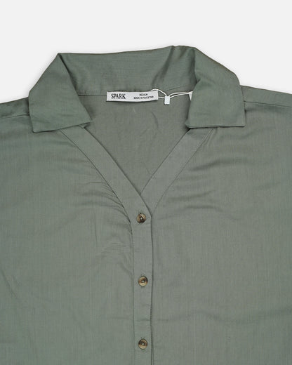 Zelig Branded Sage Green Linen Co-Ord Set WCS-04