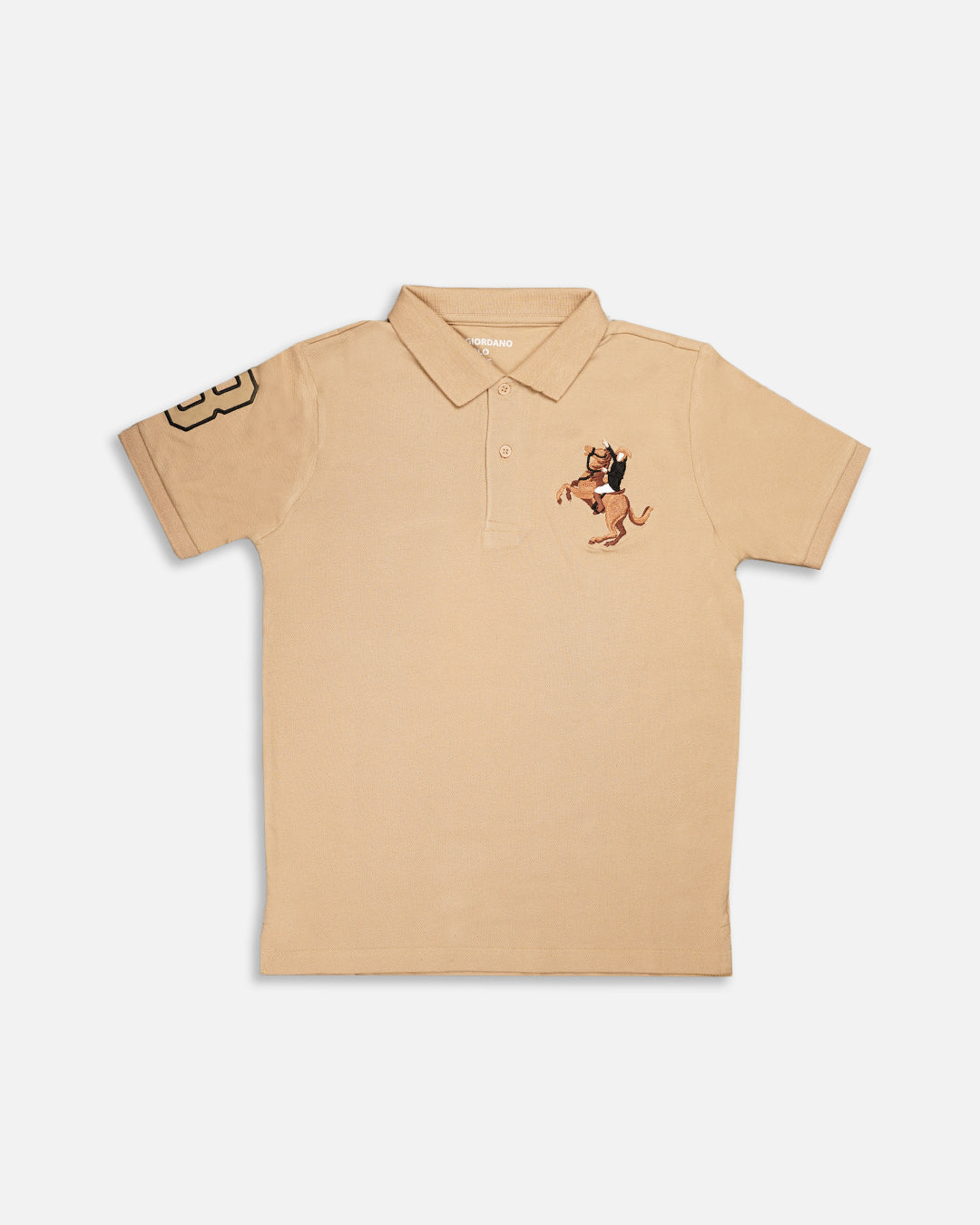 Girodano Branded Polo T-shirt Beige Color Mpt-58
