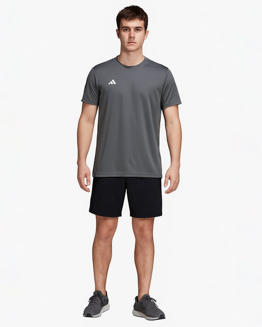 Adids Branded Men's Light Gray Dri-fit T-shirt MDT-10