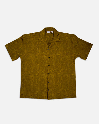 Zelig Branded Casual Textured Shirt Brown Color MCS-10