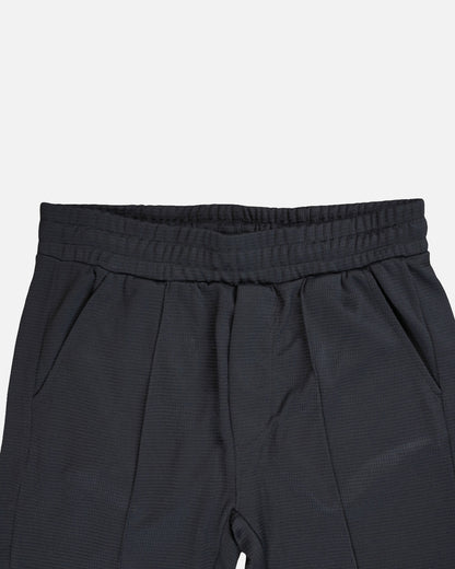 Zelig Branded Men's Black Textured Trouser MTR-05