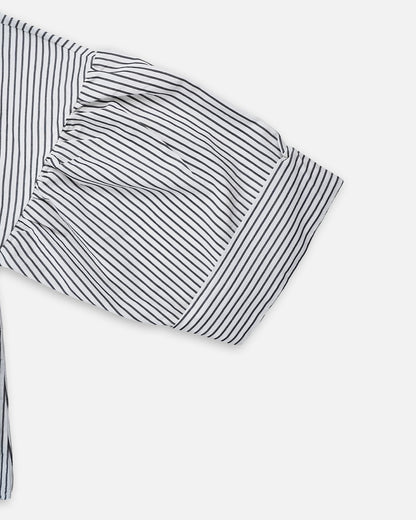 Zelig Branded Blue & White Striped Co-Ord Set WCS-08