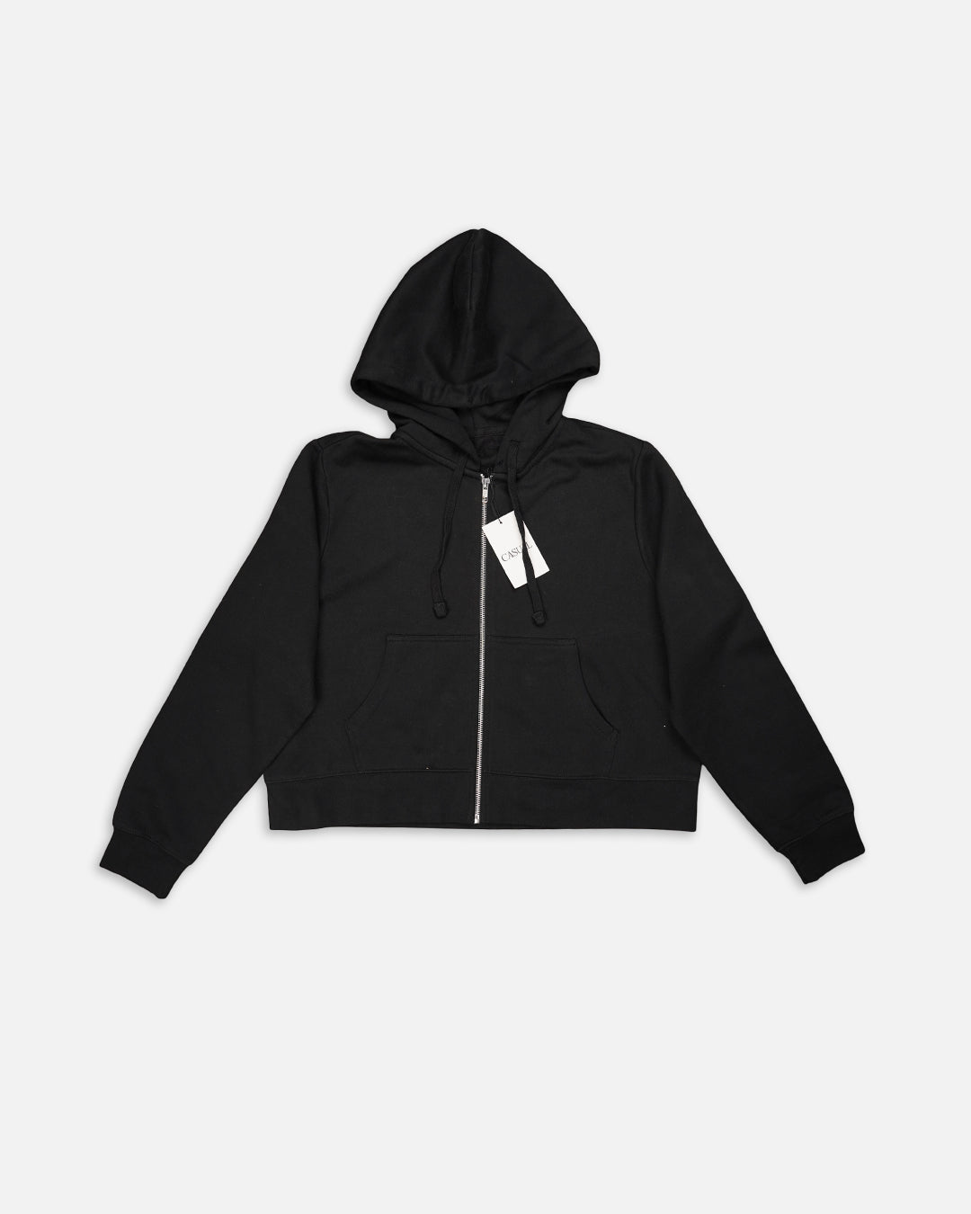 Branded Classic Black Zip-Up Jacket WJ-03