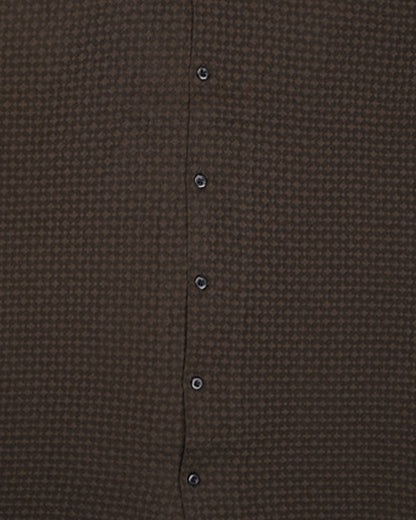 Zelig Branded Casual Textured Shirt Dull Black Color MCS-13