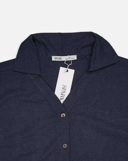 Zelig Branded Navy Blue Color Co-Ord Set WCS-06