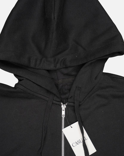 Branded Classic Black Zip-Up Jacket WJ-03