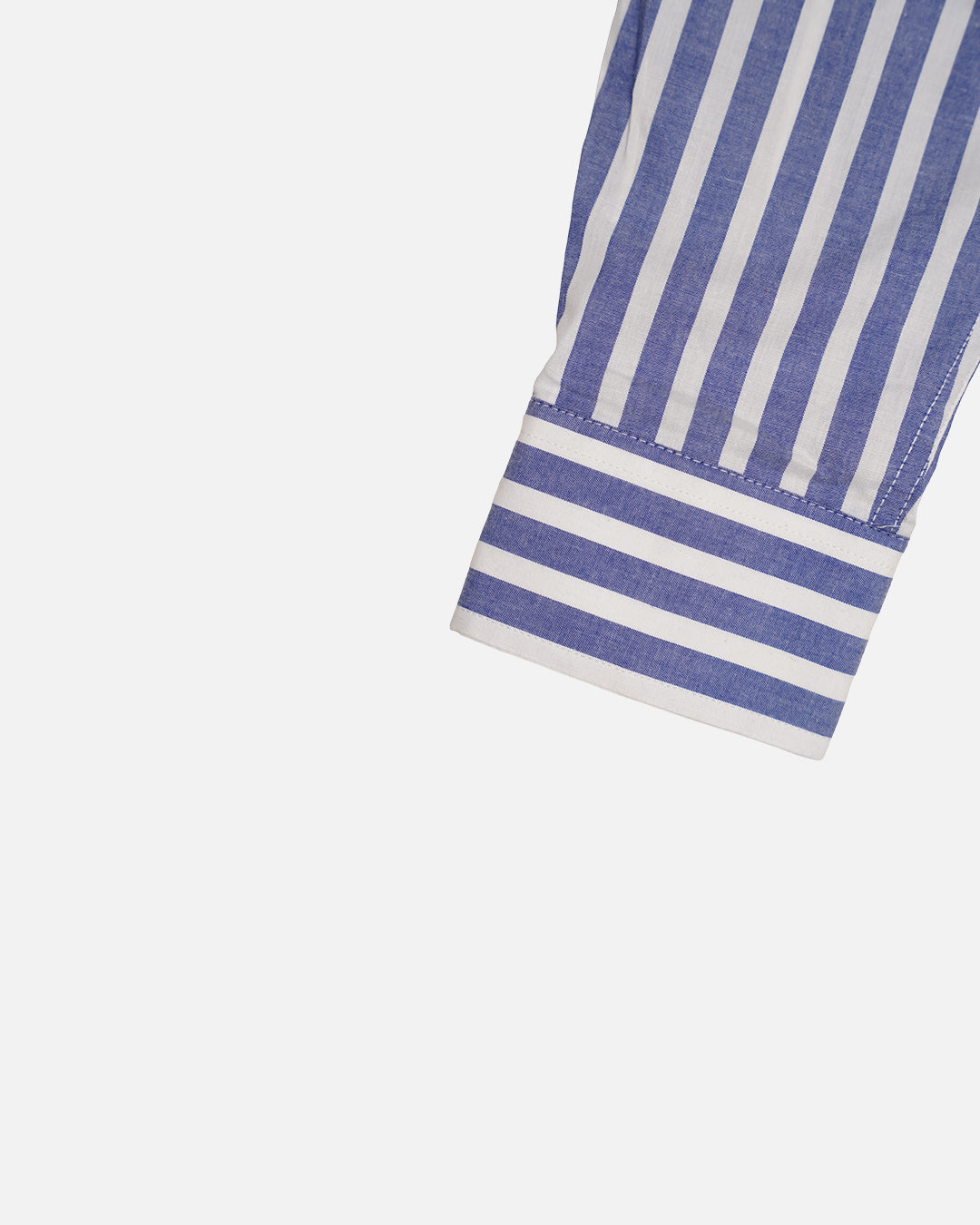 Calvy Klien Branded Men’s Blue & White Vertical Striped Shirt MFS-18