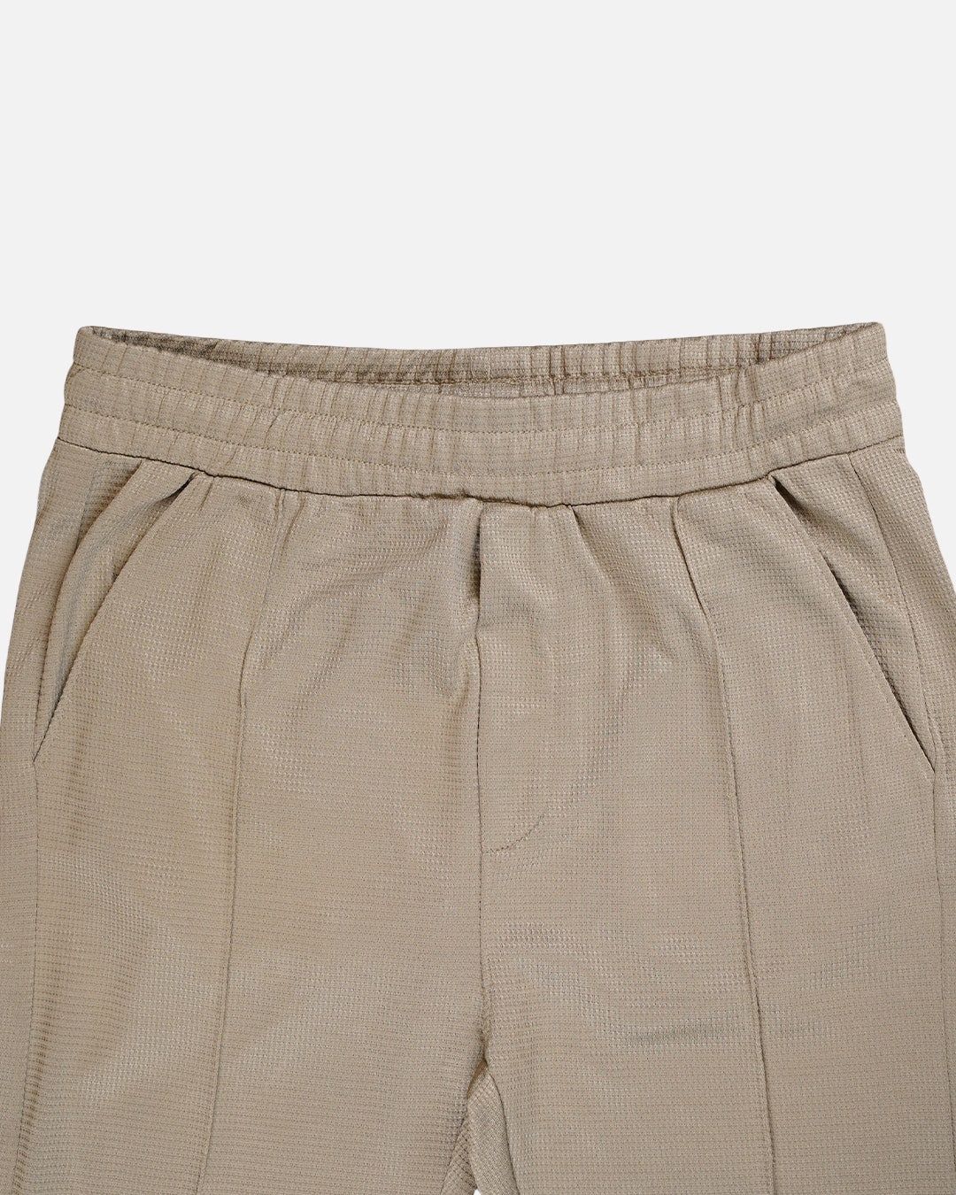 Zelig Branded Men's Beige Textured Trouser MTR-03