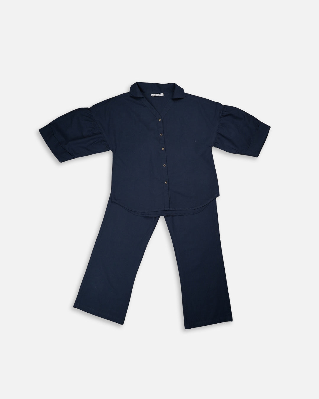 Zelig Branded Navy Blue Color Co-Ord Set WCS-06