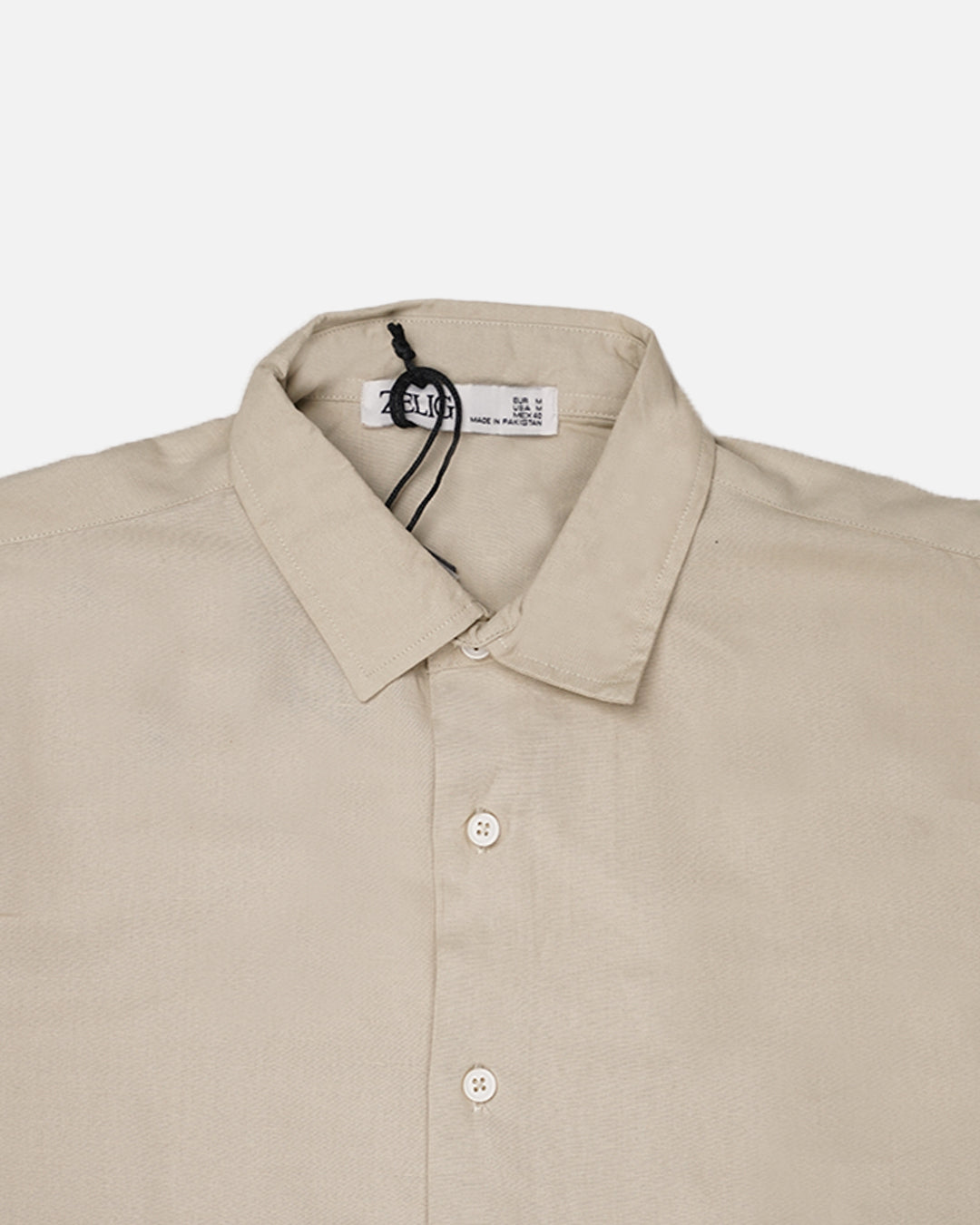 Zelig Branded Men’s Classic Beige Cotton Formal Shirt MFS-19