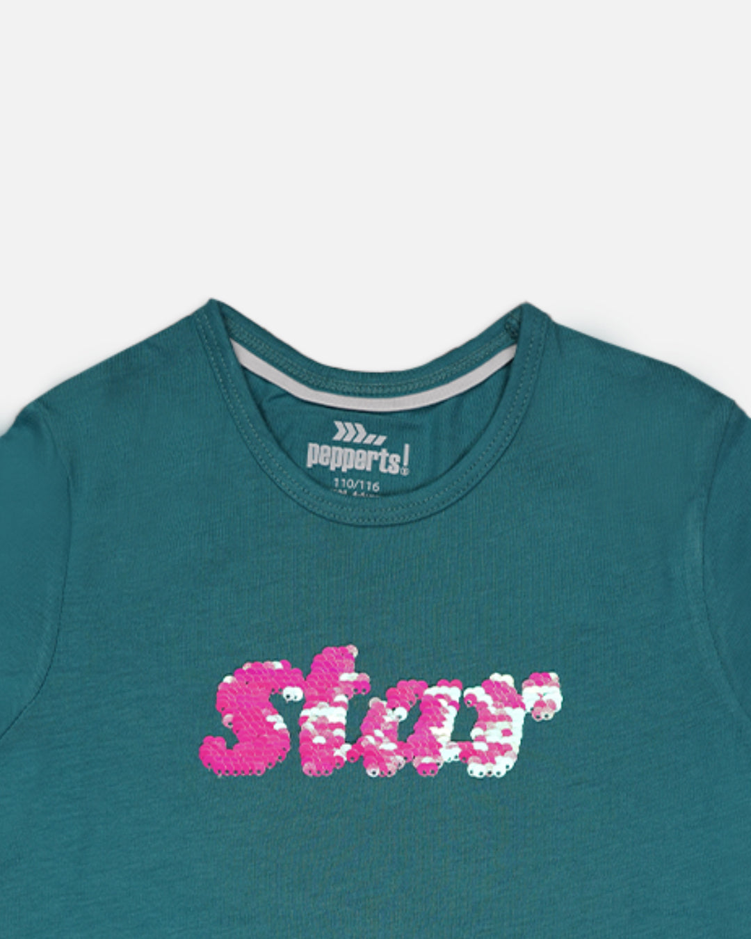 Pepprets Branded Girl's T-shirt Bubble Green Color GTS-06