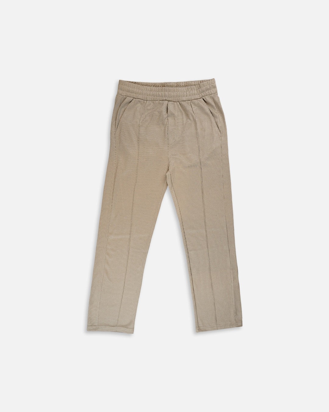 Zelig Branded Men's Beige Textured Trouser MTR-03