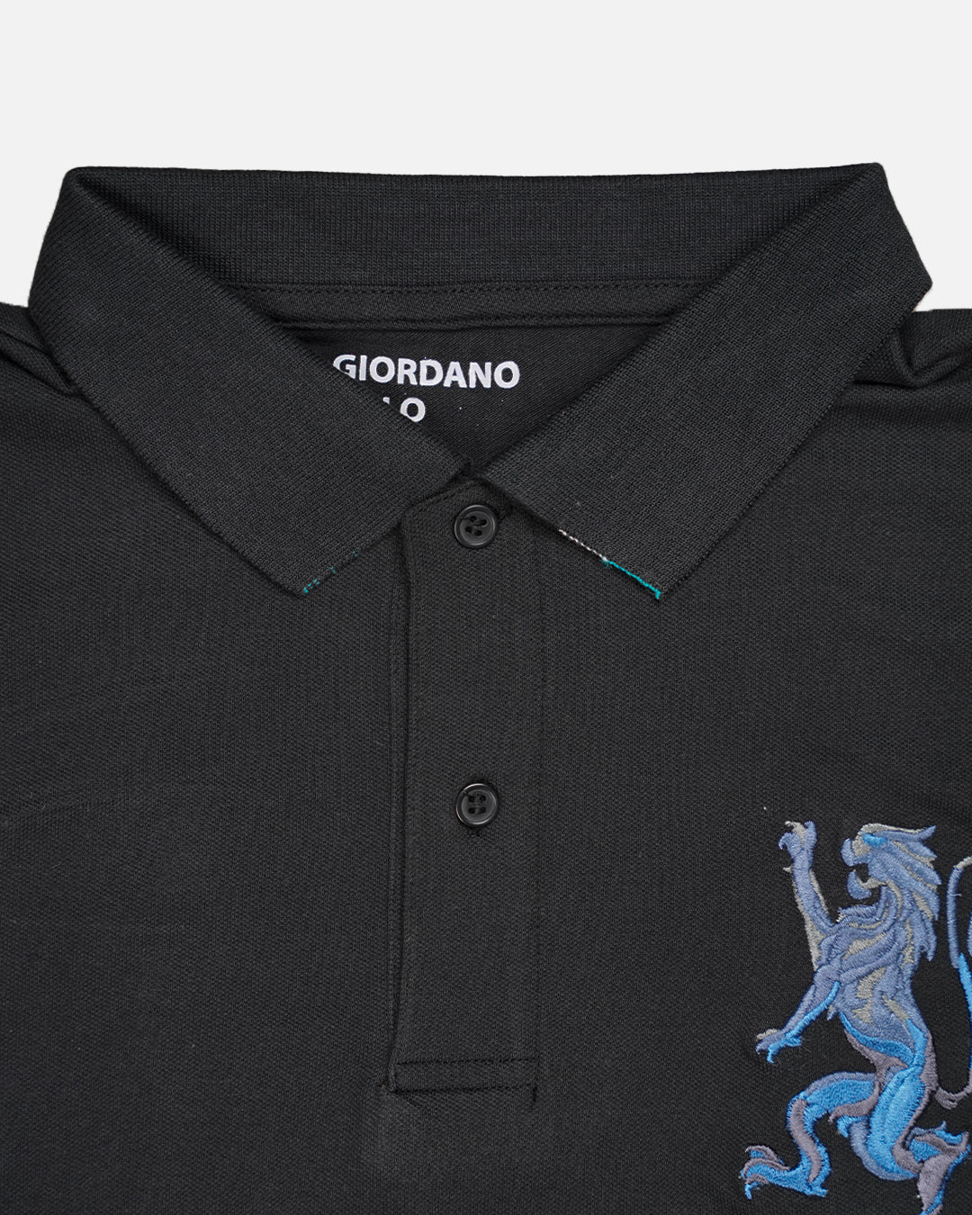 Girodano Branded Polo T-shirt Black Color Mpt-55