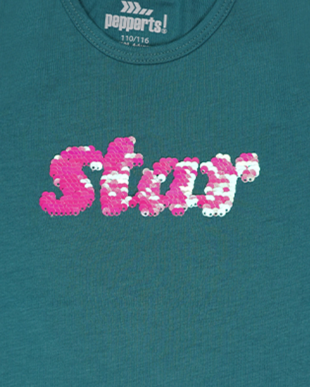 Pepprets Branded Girl's T-shirt Bubble Green Color GTS-06