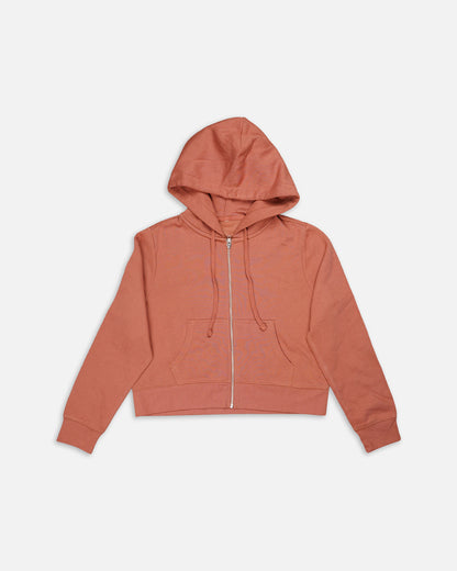 Branded Rusty Rose Women's Cropped Zip-Up Jacket WJ-01