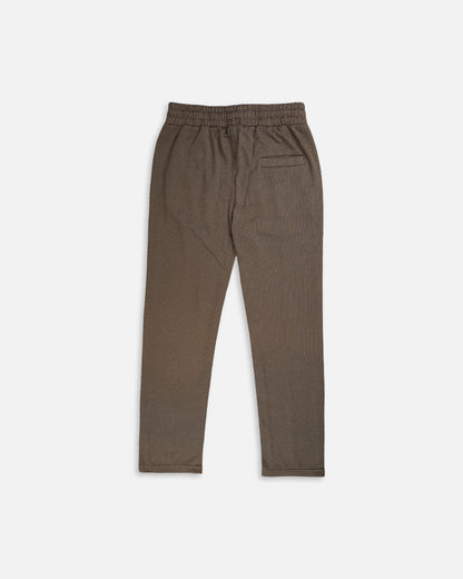 Zelig Men's Olive Brown Smart Fit Trouser MTR-01
