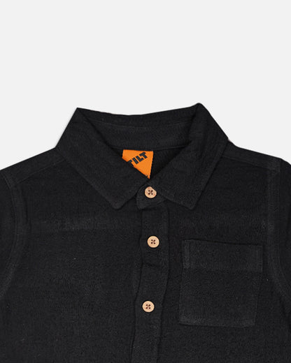TILTY Branded Boy's Black Color Shirt BS-02