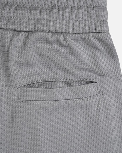 Zelig Branded Men's Ash Grey Textured Trouser MTR-04