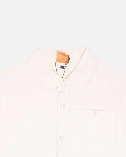 TILTY Branded Boy's White Color Shirt Half Sleeves BS-11