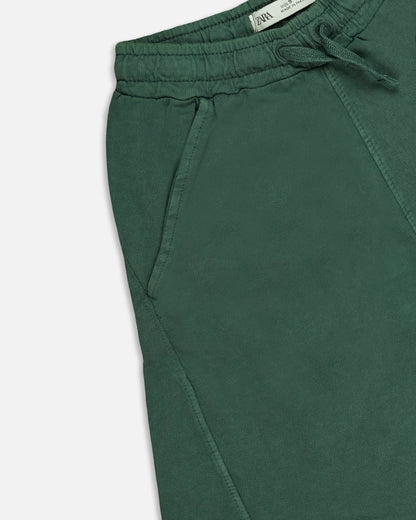 ZARRAA Boy's Premium Shorts Dark Green Color BST-12