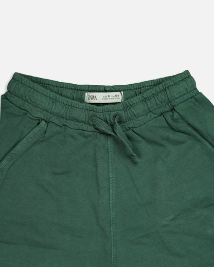 ZARRAA Boy's Premium Shorts Dark Green Color BST-12