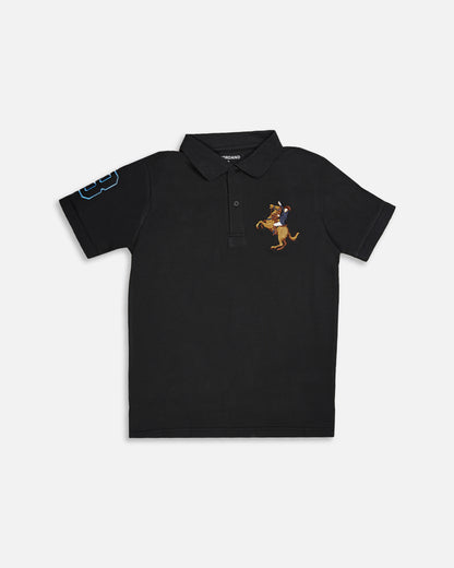 Girodano Branded Polo T-shirt Black Color Mpt-53