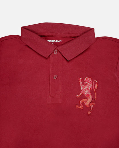 Girodano Branded Polo T-shirt Maroon Color Mpt-63