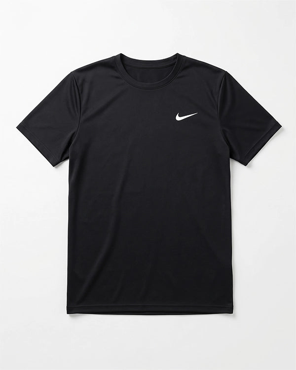 Nikk Branded Men's Essential Performance Athletic T-Shirt - Black MDT-49