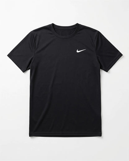 Nikk Branded Men's Essential Performance Athletic T-Shirt - Black MDT-49
