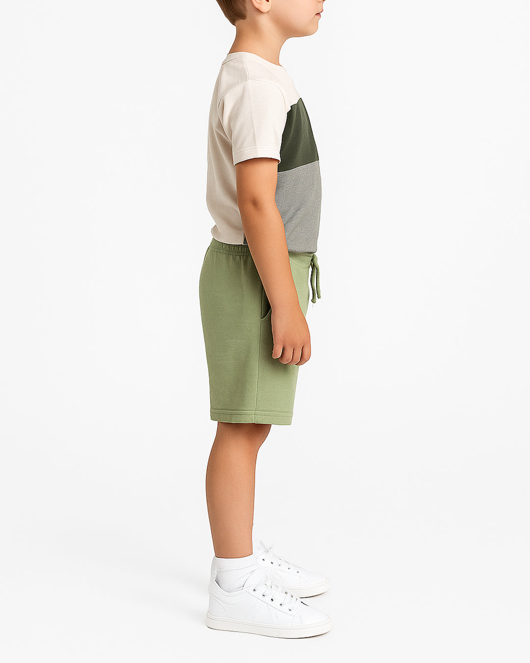 ZARRAA Boy's Premium Shorts Light Green Color BST-16