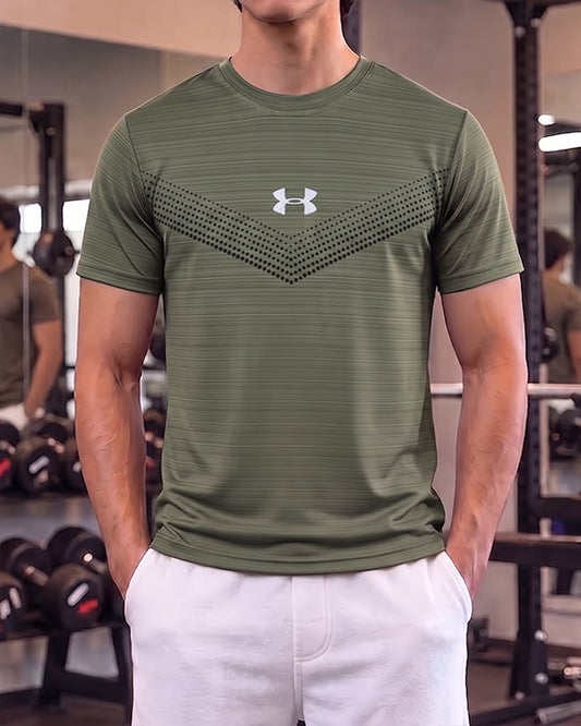 Under Armr Dry Fit T-Shirt – Olive Green MDT-21