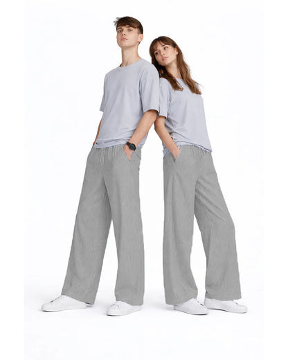 Zelig Branded Unisex Relaxed Fit Trouser - Grey UT-30