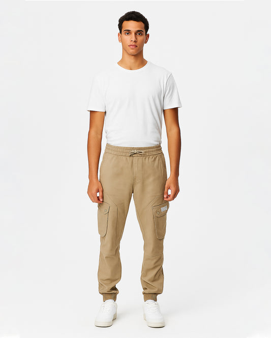 Zelig Branded Men's Joger Cargo Sand Beige Color CFP-41