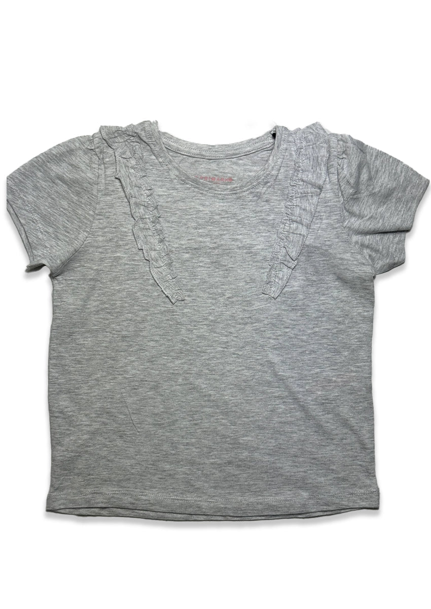 Branded Girl T-shirt Grey Color GTS-09