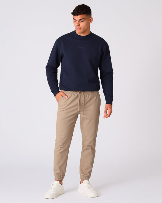 Branded Men’s Khaki Slim-Fit Jogger Pants CFP-54