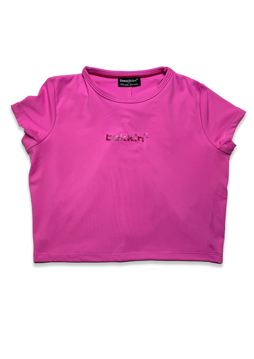 Branded Girl T-shirt Pink Color GTS-08