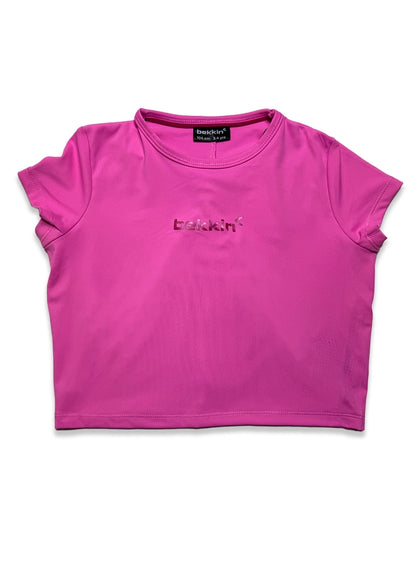 Branded Girl T-shirt Pink Color GTS-08