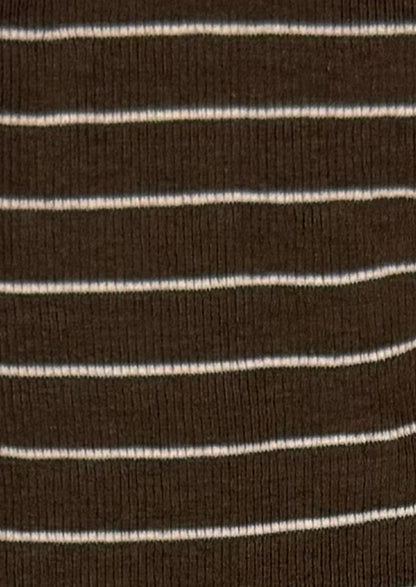 Branded Girl's Tides Brown Color with White stripes  GTD-02