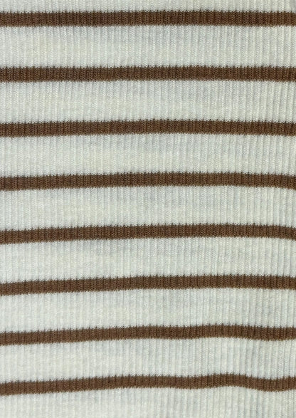 Branded Girl's Tides White Color with Brown stripes  GTD-03