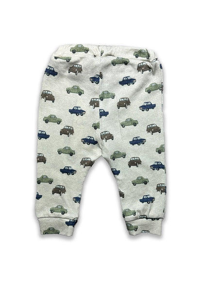 Branded Kids Trouser Beige Color With Cars printed KUT-07