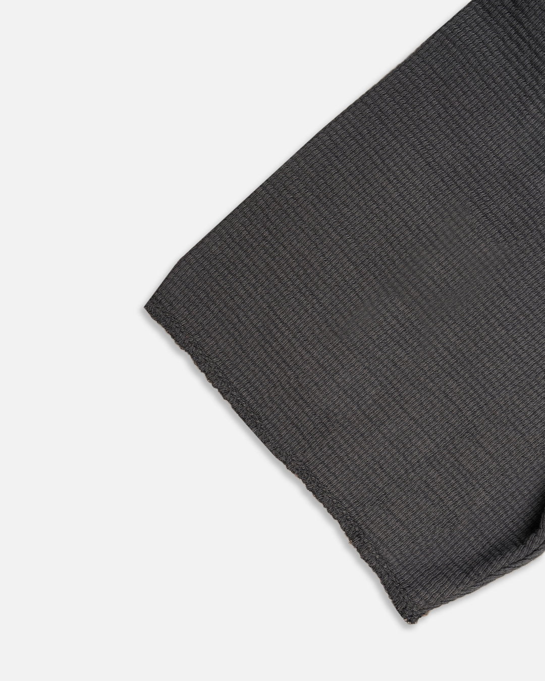 BERSK Men's Charcoal Textured Knit T-Shirt Drop Sholuder Mt-06