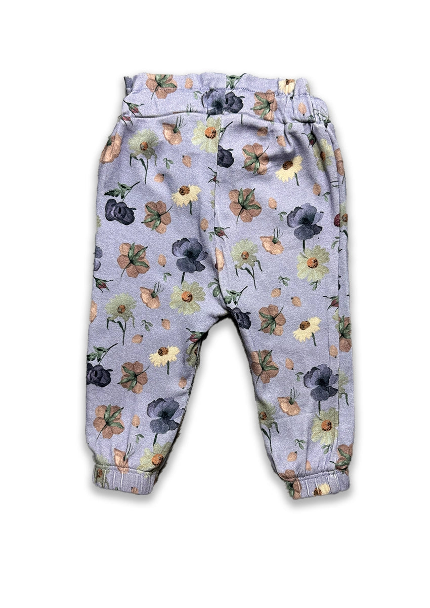 Branded Girl's Floral Printed Casual Trouser KUT-11