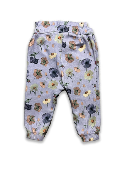 Branded Girl's Floral Printed Casual Trouser KUT-11