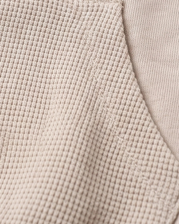 Branded Kids Pocket Accent Beige Sweatshirt Sp-06