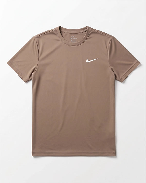 Nikk Branded Men's Essential Performance Athletic T-Shirt - Khaki MDT-42