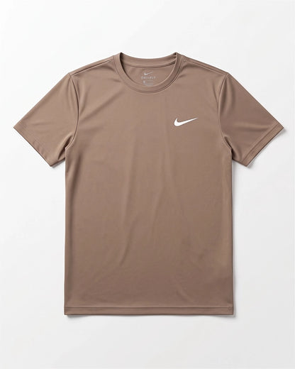 Nikk Branded Men's Essential Performance Athletic T-Shirt - Khaki MDT-42