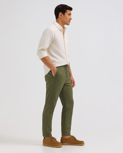 Zelig Branded Men’s Essential Jogger Pants – Olive Green CFP-45