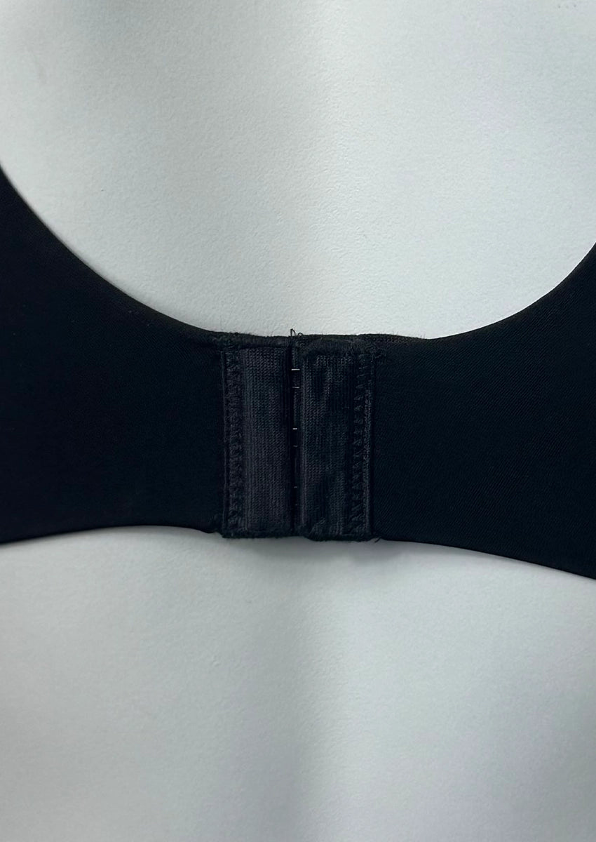 Classic Black Seamless Everyday Full-Coverage Bra WBS-08